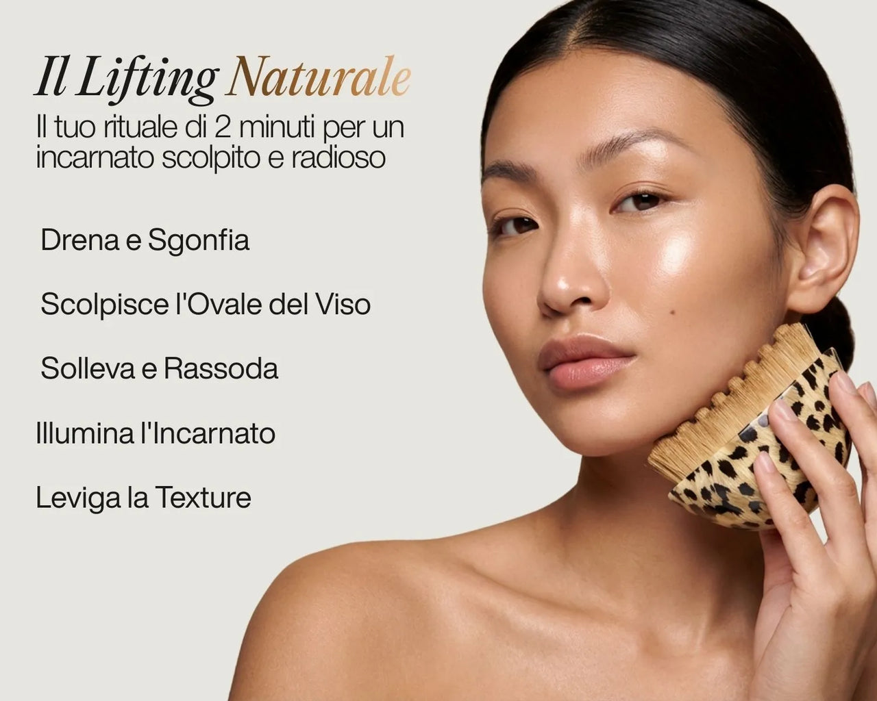 Spazzola Viso Linfodrenante